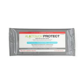 AloeTouch PROTECT Skin Protectant Wipes with Dimethicone, 3 Wipes / Pack