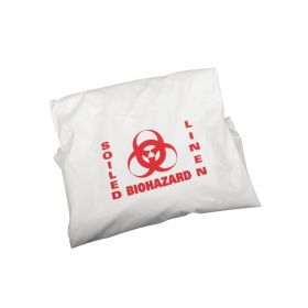 Hamper Bag, Biohazard, Flip / Elastic, 25" Cord