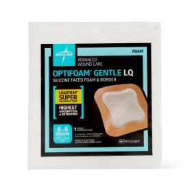 Optifoam Gentle Silicone-Faced Foam and Border with Liquitrap MSC2366EPH