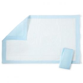 Medline Standard Protection Plus Underpads with Fluff Polymer Core
