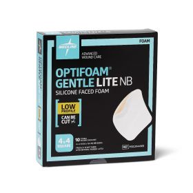Optifoam Gentle Lite Foam Dressing, 4" x 4"MSC2944NBZ