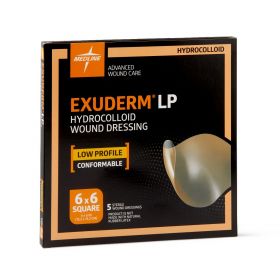 Exuderm LP Low-Profile Hydrocolloid Wound Dressings MSC5125