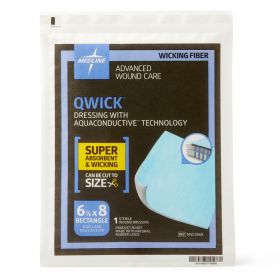 Qwick Nonadhesive Dressing with Aquaconductive Technology, 6.125" x 8" MSC5868H