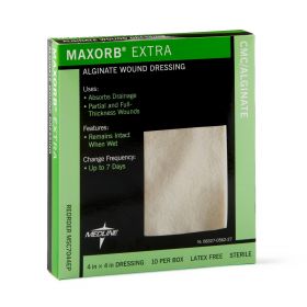 Maxorb Extra CMC / Alginate Dressings, 4" x 4", in Educational Packaging