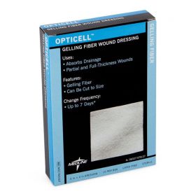 Opticell Gelling Fiber Wound Dressing, 2" x 2", in Educational Packaging