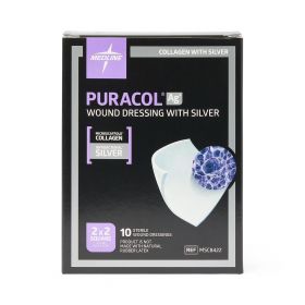 Puracol Ag Collagen Wound Dressing with Silver, 2" x 2"