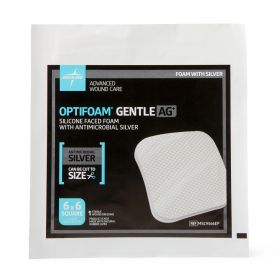 Optifoam Gentle Silicone-Faced Foam with Antimicrobial Silver MSC9566EPH