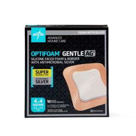 Optifoam Gentle Antimicrobial Silicone Face and Border Dressings MSC9644EPZ