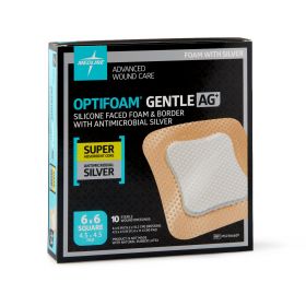 Optifoam Gentle Antimicrobial Silicone Face and Border Dressings MSC9666EPZ