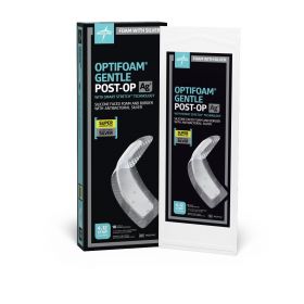 Optifoam Gentle AG+ Post-Op Foam Dressing, 4" x 12"