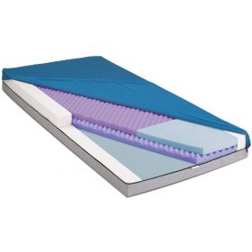 Advantage PE Mattress with Fire Barrier, Sloped Heel Section, 80"