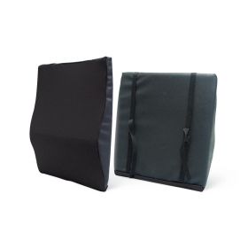 Wheelchair Back Cushion, Available with or Without Lumbar Support, 18"