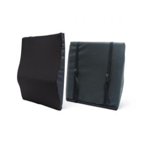 Wheelchair Back Cushion, Available with or Without Lumbar Support, 20"