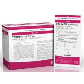 Triumph Natural with Aloe Surgical Gloves-MSG2455Z