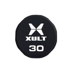 XULT Urethane Multi-Sided Barbell, Straight, Black Plus, 100 lb.
