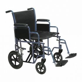 Transport Wheelchair, 20" Seat