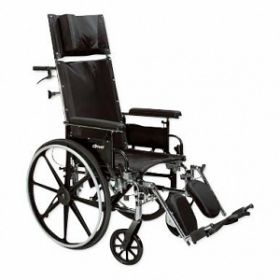 Viper Plus Reclining Wheelchair with Full-Length Arms, 16" W
