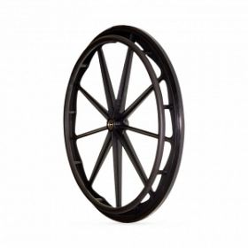 24" Black Replacement Wheel with Handrail