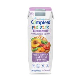 Nestle Compleat Pediatric Reduced Calorie Tube Feeding Formula, Unflavored, 250 mL Tetra Pack