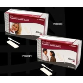 Includes 25 Individually Packaged Urine / Serum hCG Pregnancy Cassette Devices and Droppers