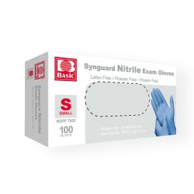 Powder-Free Nitrile Exam Gloves, Nonsterile, Size M