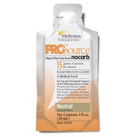 ProSource NoCarb Liquid Protein Supplements, Neutral Flavor, 1 fl. oz.