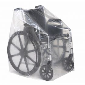 Wheelchair Cover, Clear, 30" x 20" x 45", 1.0 Mil, Roll