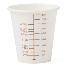 Graduated Disposable Paper Drinking Cup, 3 oz.