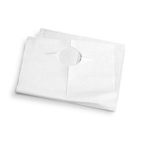 Disposable Tissue / Poly Slip-On Adult Bib, 19" x 35", NON24265