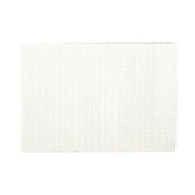 Disposable 3-Ply Tissue / Poly Professional Towels, White, 13" x 18"