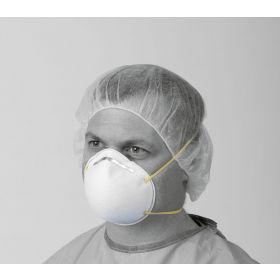 ASTM Level 3 Cone-Style N95 Particulate Respirator Mask, White, Size S