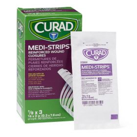 CURAD Sterile Medi-Strip Wound Closure, 1/8" x 3" NON250318H