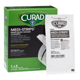 CURAD Sterile Medi-Strip Wound Closure, 1" x 5"