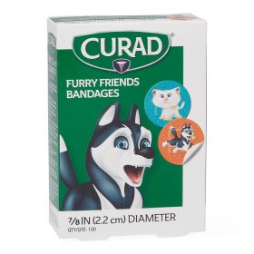CURAD Furry Friends Adhesive Bandages NON25503