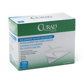 Sterile Nonadherent CURAD Pad with Adhesive Tabs, 2" x 3"
