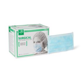 Basic Surgical Mask with Ties, Spunbond Polypropylene Outer, Cellulose Inner