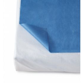 Disposable Multilayer SMS Flat Sheets, Dark Blue, 40" x 84"