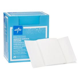 Sterile Adhesive Surgical Dressing, 4" x 6" with 4" x 3" Pad
