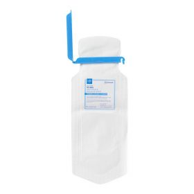 Refillable Ice Bag with Clamp Closure, White, 5" x 12", NON4400
