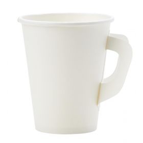 Paper Hot Cup with Handle, 8 oz.