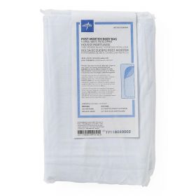PVC Body Bag with Metal Zipper for Bariatric (XL) Adult, White, 48" x 90"