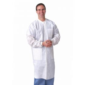 Disposable Knit Cuff / Knit Collar Multilayer Lab Coats NONSW500SZ-Out of Stock