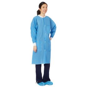Disposable Knit Cuff / Knit Collar Multilayer Lab Coats NONSW600XL
