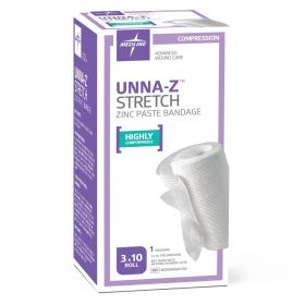 Unna-Z Stretch Elastic Zinc Oxide Paste Bandage by Medline NONUNNAS130H