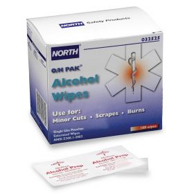 Alcohol Wipes by North Safety NSF032525