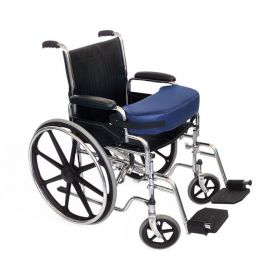 Vinyl Wheelchair Lap Cushion, Navy Blue