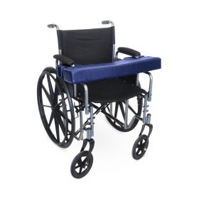 Lap Cushion for Desk-Length Arm Wheelchairs, Navy Blue
