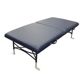 Storable Height Adjustable Mat Table, Firm Top, 450-lb Weight Capacity, Coal, 33" x 78"
