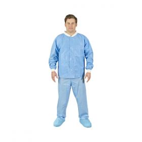 Medium-Weight SMS Lab Jacket, Blue, Size L OML10336H