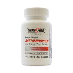 GeriCare Acetaminophen Tablet, 325 mg, 100 Tablets